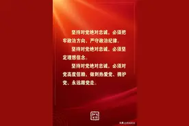 坚持绝对忠诚的政治品格︱“5·8”重要讲话金句摘录（一）图片