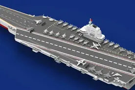 美国核航母标配51架战机，福建舰能搭载多少？和美国有多少差距？图片