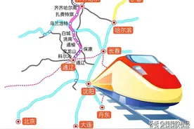 吉林省规划中以及在建中的九条铁路的线路走向图片