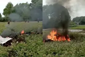 四川一架滑翔机坠毁，机上2人罹难，滑翔机也不能靠滑翔降落吗？图片