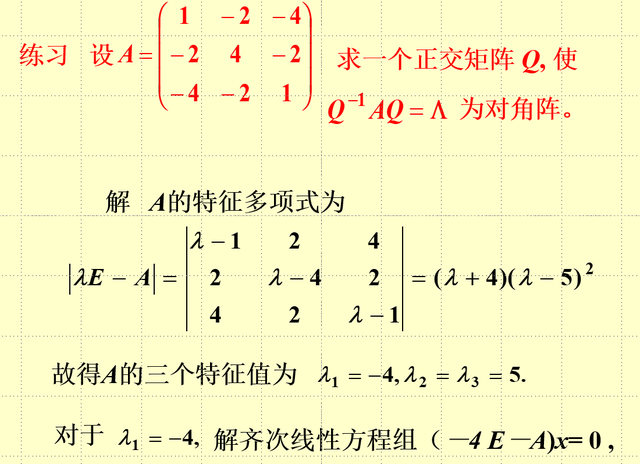 对角化和对称矩阵