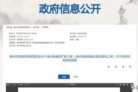 批复了！事关漳武高速图片