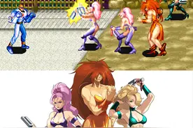 经典游戏《名将》腹黑搞笑的电击姐妹花，被队长征服后弃暗投明图片