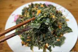 一把野菜，一把面粉，简单蒸一蒸，清淡不油腻，不坨不粘连，好吃图片