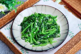 空心菜经典做法，美味又健康，建议中老年人要常吃，对身体好图片