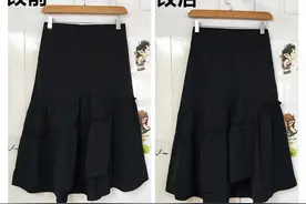 半身裙大了怎么收腰改小比较好看？图片