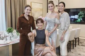 女人40一枝花！泰星Anne&Aff&Cherry&Rita四人罕见合体图片