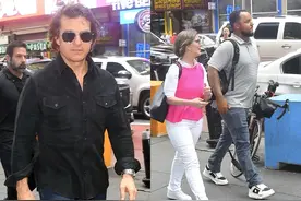 汤姆·克鲁斯纽约首次与儿子公开露面！图片