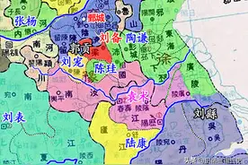 豫州刺史郭贡的地盘，及与袁术、刘备、曹操的关系图片