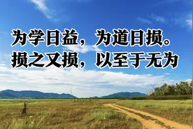 理解《道德经》第四十八章-终于明白了“为学日益，为道日损”图片
