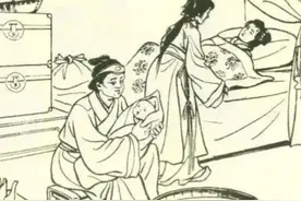 民间故事：寡妇接生图片