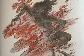 国学《山海经》海外南经——厌火国人，专业玩杂技喷火的上古先民图片