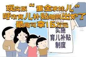生娃补贴16万！呼市育儿补贴出炉，无需申请直接到账！网友:期待图片