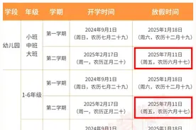 贵州中小学2025暑假放假时间→图片