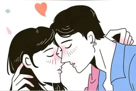 接吻时，女生会出现哪些“生理反应”？漫画解惑，男生要有分寸图片