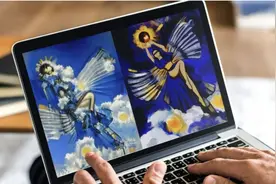 外网爆火的「你说我画」自动作画工具，我们测了下，有 1 款真的强图片