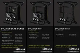 EVGA 发售 E1 开放式主机，搭载 Kingpin 系列 RTX 3090 Ti图片