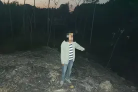 柳州一名男子“炼山”时引发大面积山火 森林公安提醒：天干物燥，小心火烛！图片