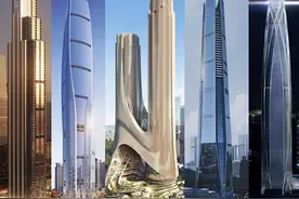 世界一线城市——深圳，六座在建的准400米级摩天楼，最新进度图片