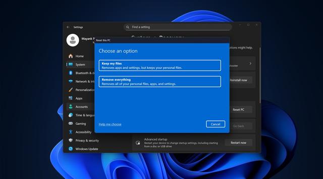 微软紧急发布Win10/Win11补丁，修复“重置此电脑”故障