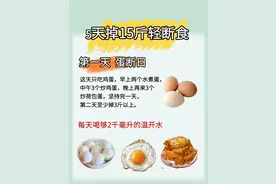 5天掉15斤轻断食，有减肥的问题欢迎留言！图片