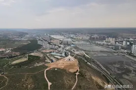 神木应该怎么玩？看繁华小镇大柳塔的蜕变，在红碱淖观赏夕阳西下图片