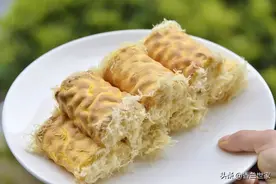 「香兰教程」拉丝虎皮蛋糕卷，香软又Q弹好吃还简单图片