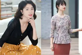 最近火了一种穿法：叫香云纱衫+平底鞋！显瘦时髦，50、60岁更美图片