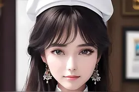 AI绘画的女孩和AI写的文案图片