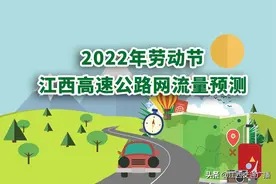 江西省交通监控指挥中心发布：2022年劳动节小长假高速公路出行预测图片