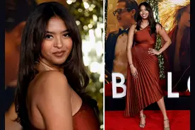 科比大女儿走红毯，体重150斤，身材堪比瓦妮莎！丰腴又早熟图片