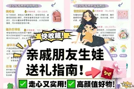 闺蜜生娃送礼指南！25种贴心实用的礼物图片
