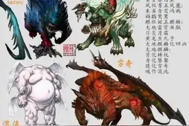 中国古代神话传说中的四大凶兽：饕餮、混沌、穷奇、梼杌图片