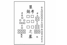 冷知识：墓碑碑文的格式及写法样式图片