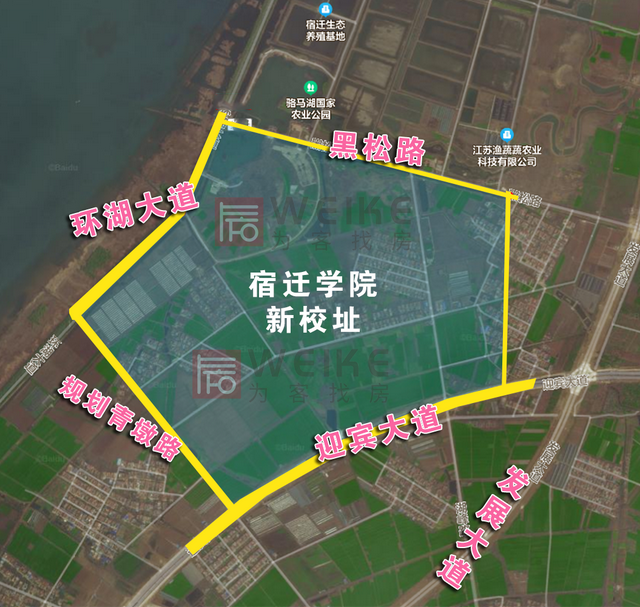 总工期约600天,宿迁学院新校区规划图,最新动态来了