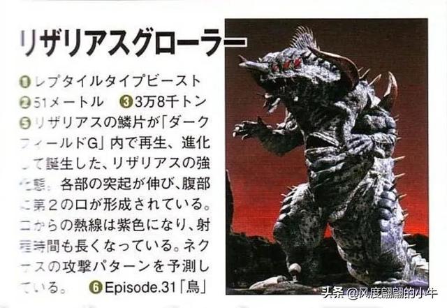 奈克赛斯奥特曼怪兽图鉴