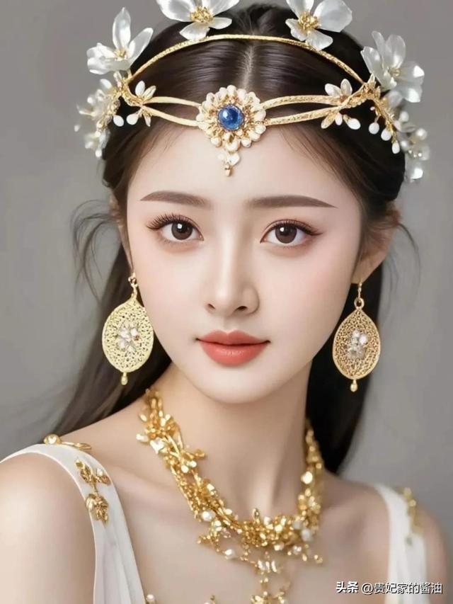 美眸清澈花容月貌