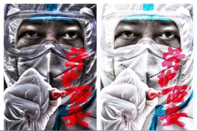 渭南市抗疫主题美术作品展播图片