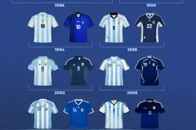 1986年至今，历届世界杯阿根廷的球衣，哪一件最好看？图片