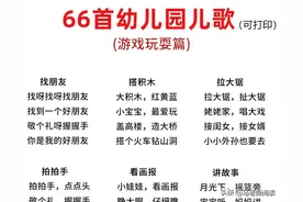 幼儿园要学的顺口溜儿歌图片