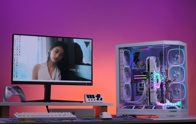 11月全白主流装机配置：9700X+X870M冰雕+5080HOF海景房主机