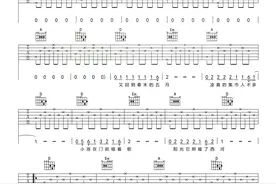 赵雷《少年锦时》吉他谱图片