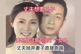 丈夫想要儿子让妻子做试管结果生下女儿丈夫消失无影无踪图片