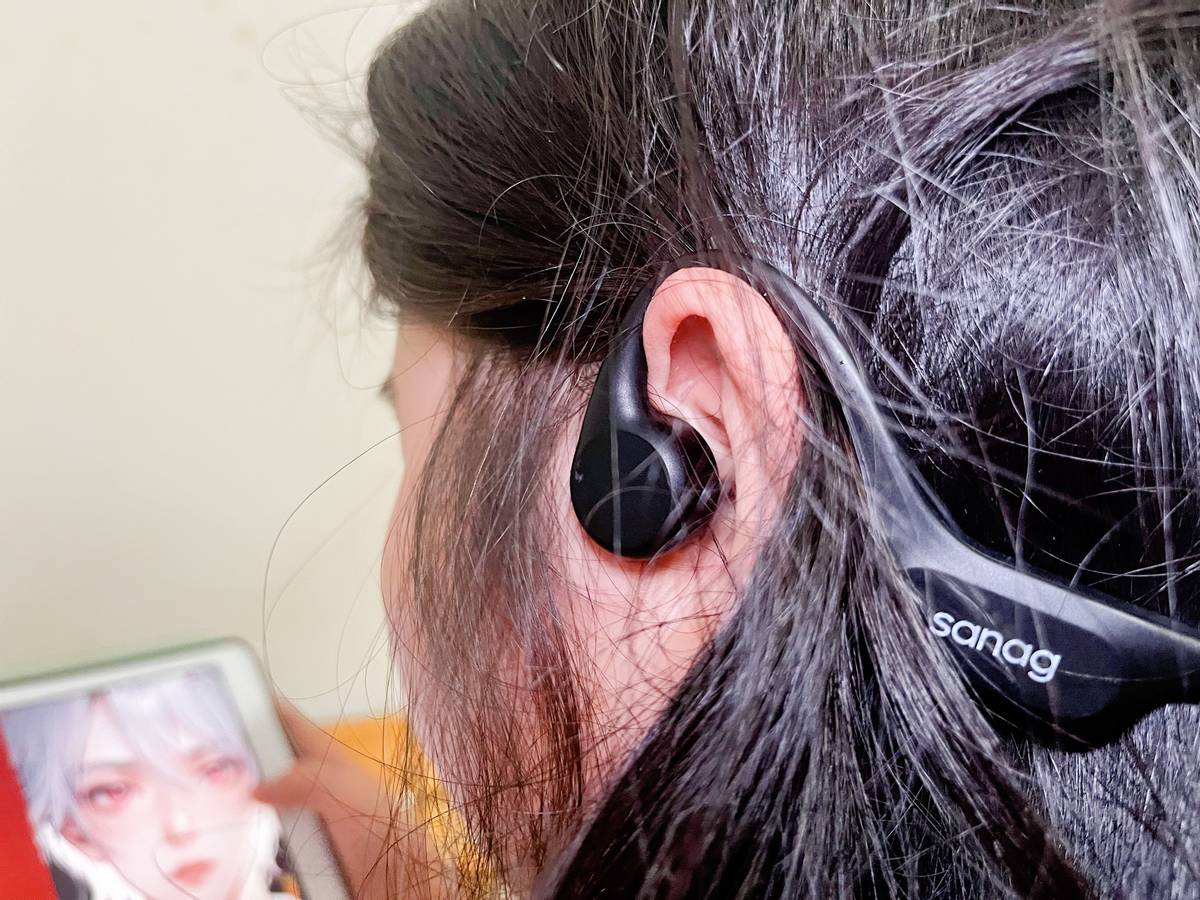 sanag塞那B60S骨传导耳机体验，身临其境的声音质感，好用不挑耳