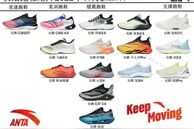 安踏跑鞋矩阵更新图片