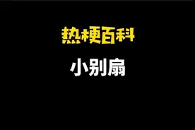 「热梗百科」“小别扇”是什么梗？图片