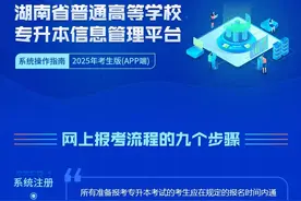 事关湖南专升本！详细流程来了图片
