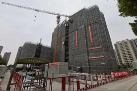 总建筑面积超4万平！仁济医院宝山分院二期工程结构封顶图片