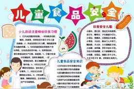 假期趣味不打烊！食品安全手抄报征集活动邀你来参加→图片