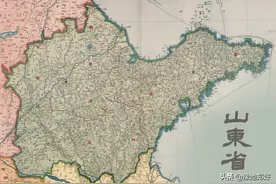 高清，1917年，山东省老地图，精确到镇村，快看看有您老家吗？图片